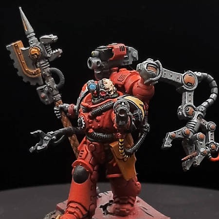 Blood Raven Tech Marine, painted miniature